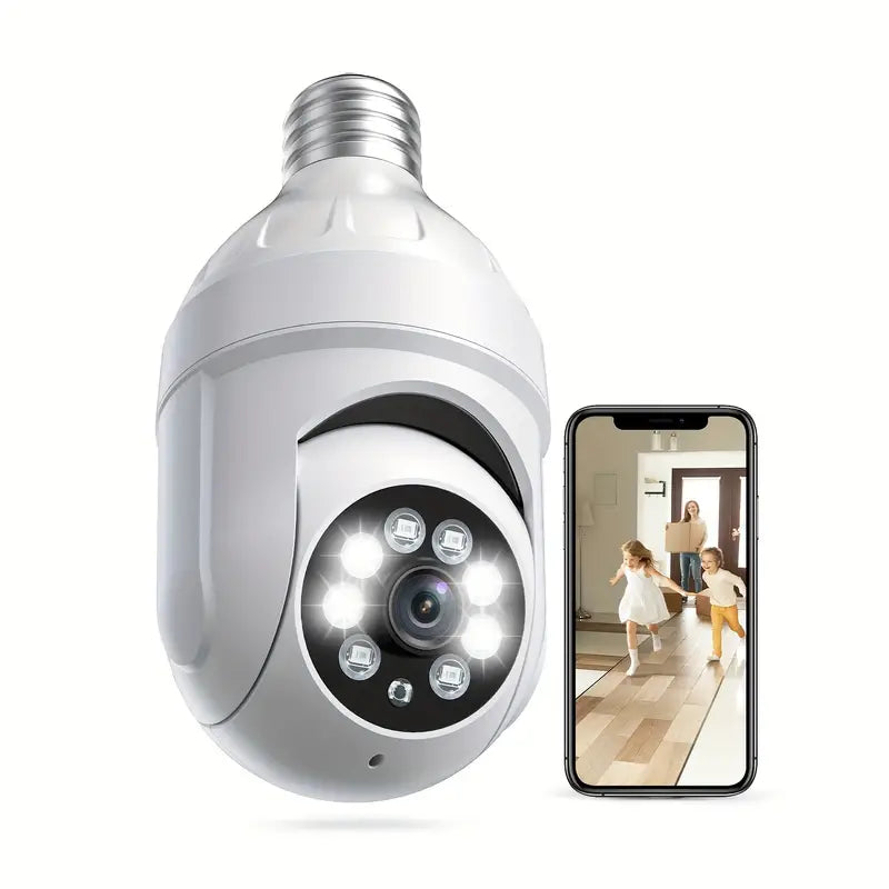 WLAN-Überwachungskamera für E27-Fassung mit 1080p